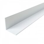 Cornire gale en aluminium finition laqu blanc ral 9016 - longueur 4 m - 40 x 40 x 1, 4 mm atrius