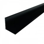 Cornire gale en aluminium finition laqu noir ral 9005 - longueur 4 m - 15 x 15 x 1, 3 mm atrius