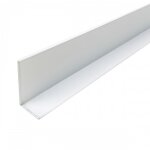 Cornière inégale en aluminium laqué blanc ral 9016 - longueur 4 m - 20 x 40 x 1, 3 mm atrius Cornière inégale en aluminium laqué blanc ral 9016 - longueur 4 m - 20 x 40 x 1, 3 mm atrius