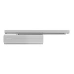 Ferme - porte complet - bras  glissire - dc 340 - argent vachette
