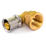 Coude 90  sertir - pour tube multicouche - filetage femelle 26x34 - 32 multitubo
