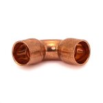 Coude cuivre  souder 90 femelle / femelle - diamtre 10 mm bricozor