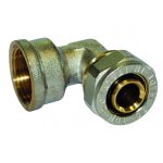 Coude femelle � compression pour tube multicouche - f15x21 - diam 16 mm boutt�