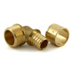 Coude � glissement per diam�tre 16 mm � visser m15x21 bricozor