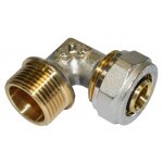 Coude m�le � compression pour tube multicouche - m15x17 - diam 16 mm boutt�