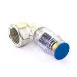 Coude  pousser 90  femelle 15x21 pour tube multicouches diamtre 16 multitubo