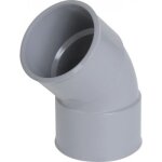 Coude pvc à 45° femelle / femelle - Ø 40 - ch44 nicoll Coude pvc à 45° femelle / femelle - Ø 40 - ch44 nicoll
