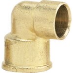 Coude  souder femelle  visser - diamtre 12 - filetage 15 / 21 bricozor