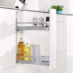 Coulissant porte bouteilles / pices pour meuble bas - chrom kessebhmer