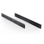 Coulisses � billes 3832 - charge 45 kg - sortie totale - noir - l250 mm accuride