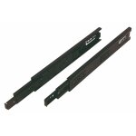 Coulisses  billes 3832 - charge 45 kg - sortie totale - noir - l300 mm accuride
