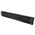 Coulisses � billes 3832 sc - acier noir - charge 45kg - sortie totale - l600mm accuride