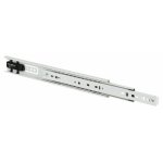Coulisses  billes 3832sc - charge 45kg - sortie totale - blanc - l350 mm accuride