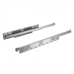 Coulisses � billes quadro 25 2d push to open - charge 25 kg - sortie partielle - 400 mm hettich