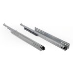 Coulisses quadro v6 silent � enfichage - charge 30 kg - sortie totale - l 300 mm hettich