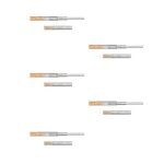 Coulisse � sortie totale - amortie - 35kg - 350 mm - zingu� - par 5 emuca