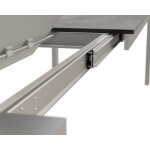 Coulisses pour ouverture centrale de table alu77 - charge 115 kg - longueur 980 mm pottker