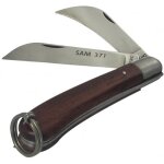 Couteau d'lectricien  2 lames dont serpette et attache de scurit fme sam outillage