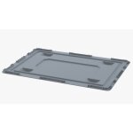 Couvercle polypropylne pour bac de manutention 600x400 viso