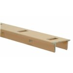 Cr�maill�re pour console pas de 25 mm - pose encastr�e � recouvrement - blanc monin
