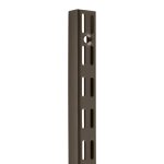 Crémaillère à double perforation - en applique - sparring - graphite - longueur 1340 mm elfa® Crémaillère à double perforation - en applique - sparring - graphite - longueur 1340 mm elfa®