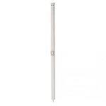Crmone 2 points - cylindre europen - styl'barr - 3 m - alu satin iseo