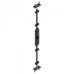Cr�mone en applique extra - plate � bouton - slim sx noir tirard