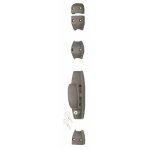 Crémone en applique en fonte pour porte cochère - ry 34 gris mat torbel Crémone en applique en fonte pour porte cochère - ry 34 gris mat torbel