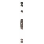 Crémone en fonte - clef carrée - pour fenêtre bois - ry 52 torbel Crémone en fonte - clef carrée - pour fenêtre bois - ry 52 torbel