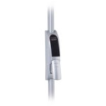 Crémone pompier - à poignée à pousser - safe pad 733 evolution inox vachette Crémone pompier - à poignée à pousser - safe pad 733 evolution inox vachette