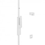 Cr�mone pompier � poign�e rotative - blanc - st 740 vachette