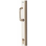 Crémone pompier - poignée rotative et cylindre - 2040 mm - 335 argent vachette Crémone pompier - poignée rotative et cylindre - 2040 mm - 335 argent vachette