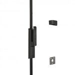 Cr�mone pompier � poign�e rotative - noir - st 740 vachette