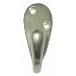 Crochet accroche torchons 2 trous de fixation - poli verni cadap