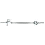 Crochets de contrevent en acier zingu� pour volet battant - x10 - 5x100 mm torbel