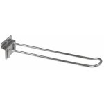 Crochet de magasin double  blister - profondeur 25 cm bricozor