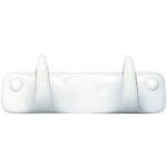 Crochet double en porcelaine de limoges brillante - blanc m�rigous
