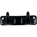 Crochet double en porcelaine de limoges brillante - noir m�rigous