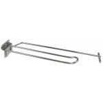 Crochet de magasin double avec porte - prix - profondeur 20 / 25 cm bricozor