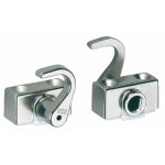 Crochets de fermeture pour serrure espagnolette z23 - main gauche hettich