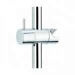 Curseur ajustable pour barre de douche - diamètre 18 mm - chromé valentin Curseur ajustable pour barre de douche - diamètre 18 mm - chromé valentin
