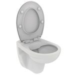 Cuvette wc suspendue sans bride ulysse avec abattant porcher