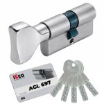 Cylindre � bouton s'entrouvrant sur variure agl 697 - b30 x 30 - isr6 iseo