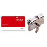 Cylindre double hdi + a2p * - 30 x 40 mm - laiton nickel - 4 cls vachette