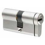 Cylindre double de sûreté - 30 x 30 - variés - laiton nickelé - série f6s + ifam Cylindre double de sûreté - 30 x 30 - variés - laiton nickelé - série f6s + ifam