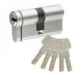 Cylindre double de s�ret� - 30 x 40 - vari�s - laiton nickel� - s�rie f6s + ifam