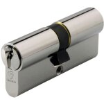 Cylindre double de sûreté - profil européen s'entrouvrant - 30 x 30 mm vachette Cylindre double de sûreté - profil européen s'entrouvrant - 30 x 30 mm vachette