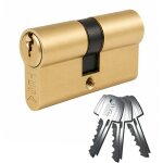 Cylindre s'entrouvrant - 30 x 40 mm - laiton poli - te - 5 tesa s�curit�