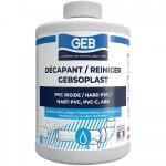 D�capant pvc - nettoyage avant collage - pot de 1 litre - gebsoplast geb