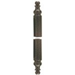 Demi cache - fiches - en laiton vieil argent - pour fiches exacta 495 14 mm - gc 839 - boite de 90 pices ...